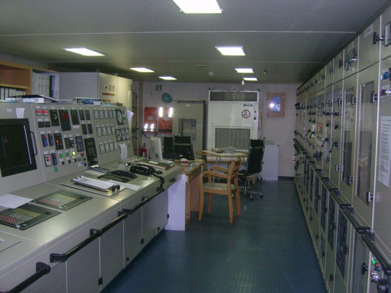 Engine control room