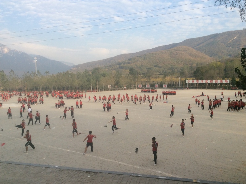 Training at Shaolin Temple