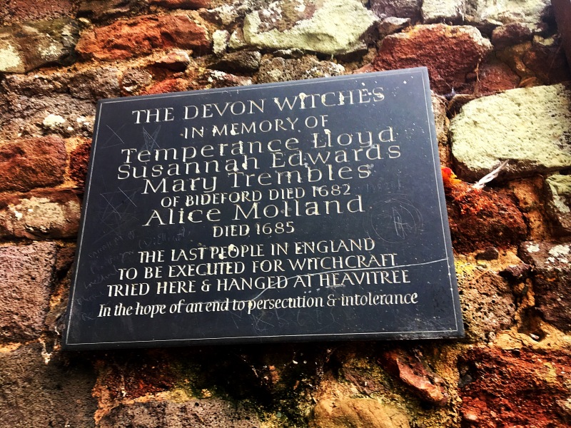 Witches execution, Exeter