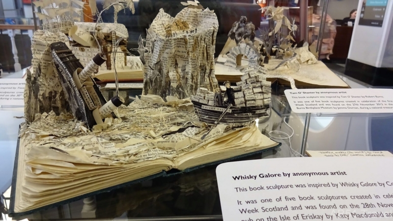 Book sculptures