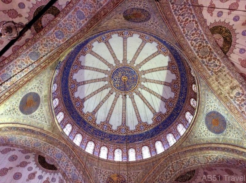 Mosque ceiling